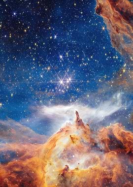 Cosmic Cliffs in the Carina Nebula