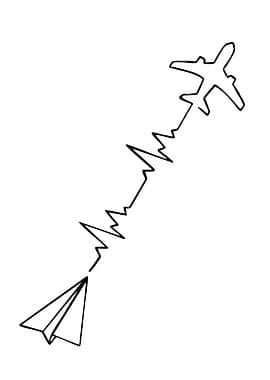 Paper Airplane to Jet Transformation