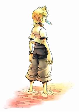 Kingdom Hearts Ventus on the beach