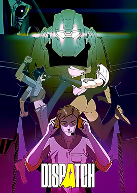 Dispatch: Action-Packed Sci-Fi Poster