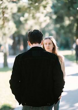 Man and Woman in Park