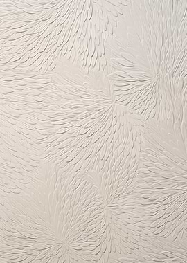 Creme Floral Pattern