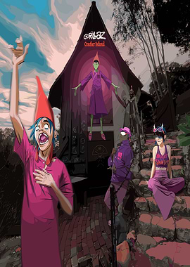 Gorillaz Cracker Island Album Art