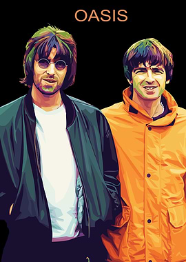 Oasis Band Portrait