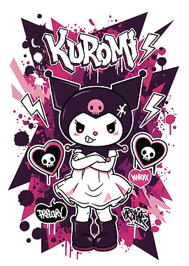 Kuromi Cartoon Character Art