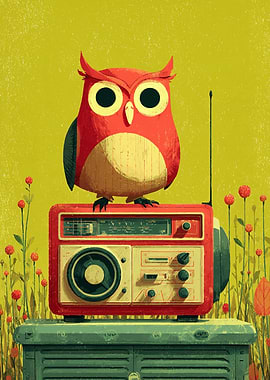 Owl on Radio