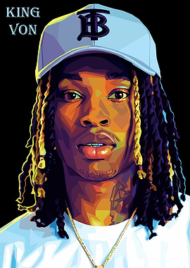 King Von Portrait