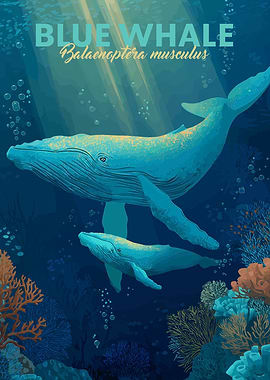 Blue Whale Family