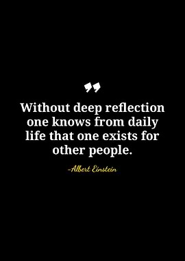 Albert Einstein Quote on Black