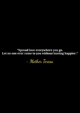 Mother Teresa Quote on Love
