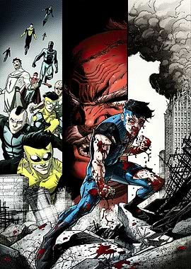 Invincible Comic Book Cover Art