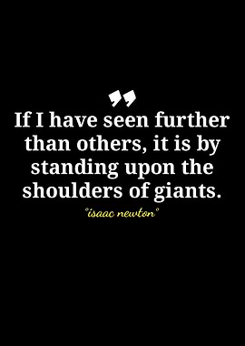 Isaac Newton Quote on Black