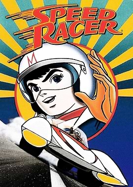 Speed Racer Cartoon Art