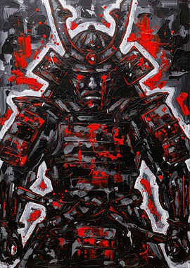 Samurai Warrior Painting