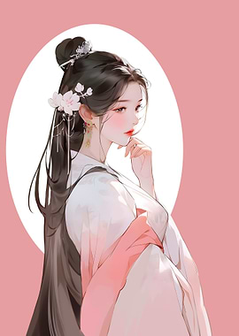 Elegant Asian Woman Portrait