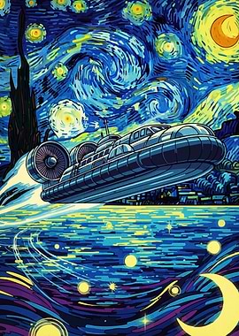 Starry Night Hovercraft