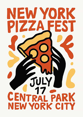 New York Pizza Fest Poster