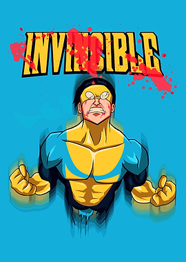Invincible Comic Book Character Illustration