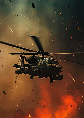 Military Helicopter Action