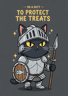 Cat Knight: Protect the Treats