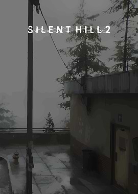 Silent Hill 2: Foggy Outdoor Scene