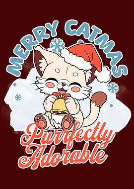 Merry Catmas Purrfectly Adorable
