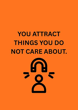 Attraction Magnetism Motivational Quote