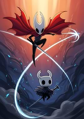 Hollow Knight: Hornet and The Knight