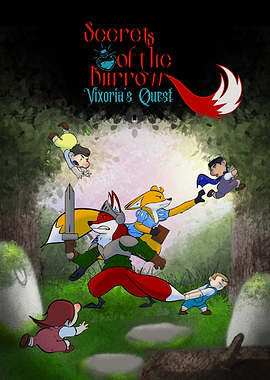 Secrets of the Burrow: Vixoria's Quest - Poster 1