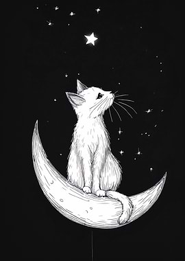 Cat on the Moon