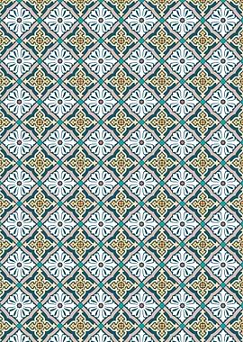 Floral Tile Pattern