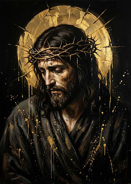 Jesus Christ with Crown of Thorns