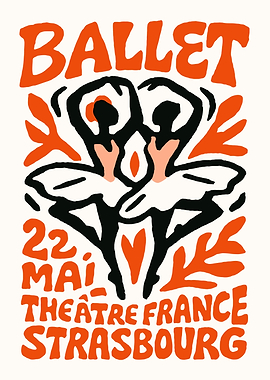 Ballet Poster - Theatre France Strasbourg