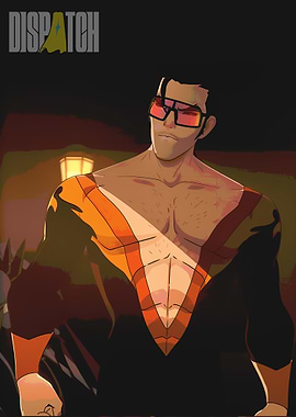 Superhero Dispatch Illustration