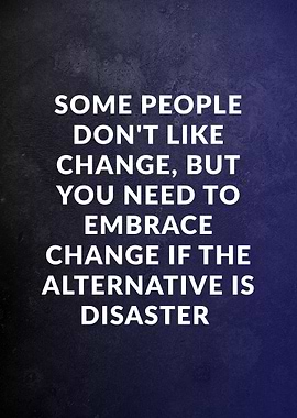 Embrace Change Motivational Quote