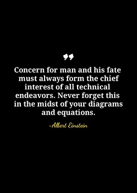 Albert Einstein Quote on Technical Endeavors