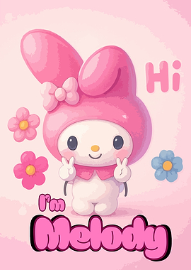 My Melody Cute Illustration