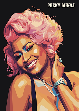 Nicky Minaj Portrait Art