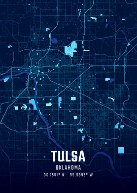 Tulsa Midnight City Map