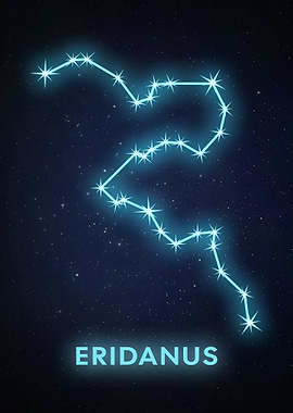 Eridanus Constellation Art