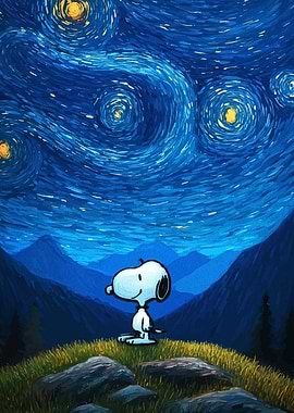 Snoopy's Starry Night