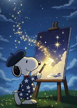 Snoopy the Artist