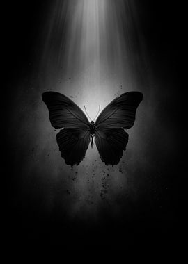 Monochrome Butterfly