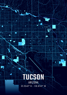 Tucson Midnight City Map