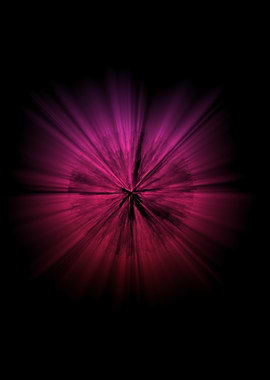 Pink and Black Radial Burst