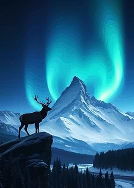 Elk Aurora Borealis