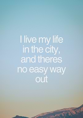 No Easy Way Out: Oasis 'Rock 'n' Roll Star' Lyric Art