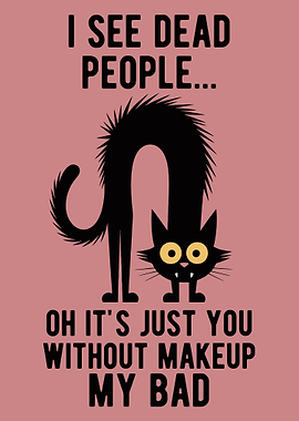 I See Dead People makeup joke