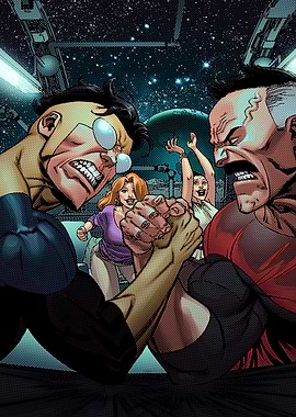 Invincible Arm Wrestling in Space