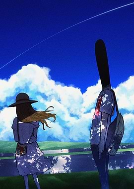 Anime Scene with Two Figures